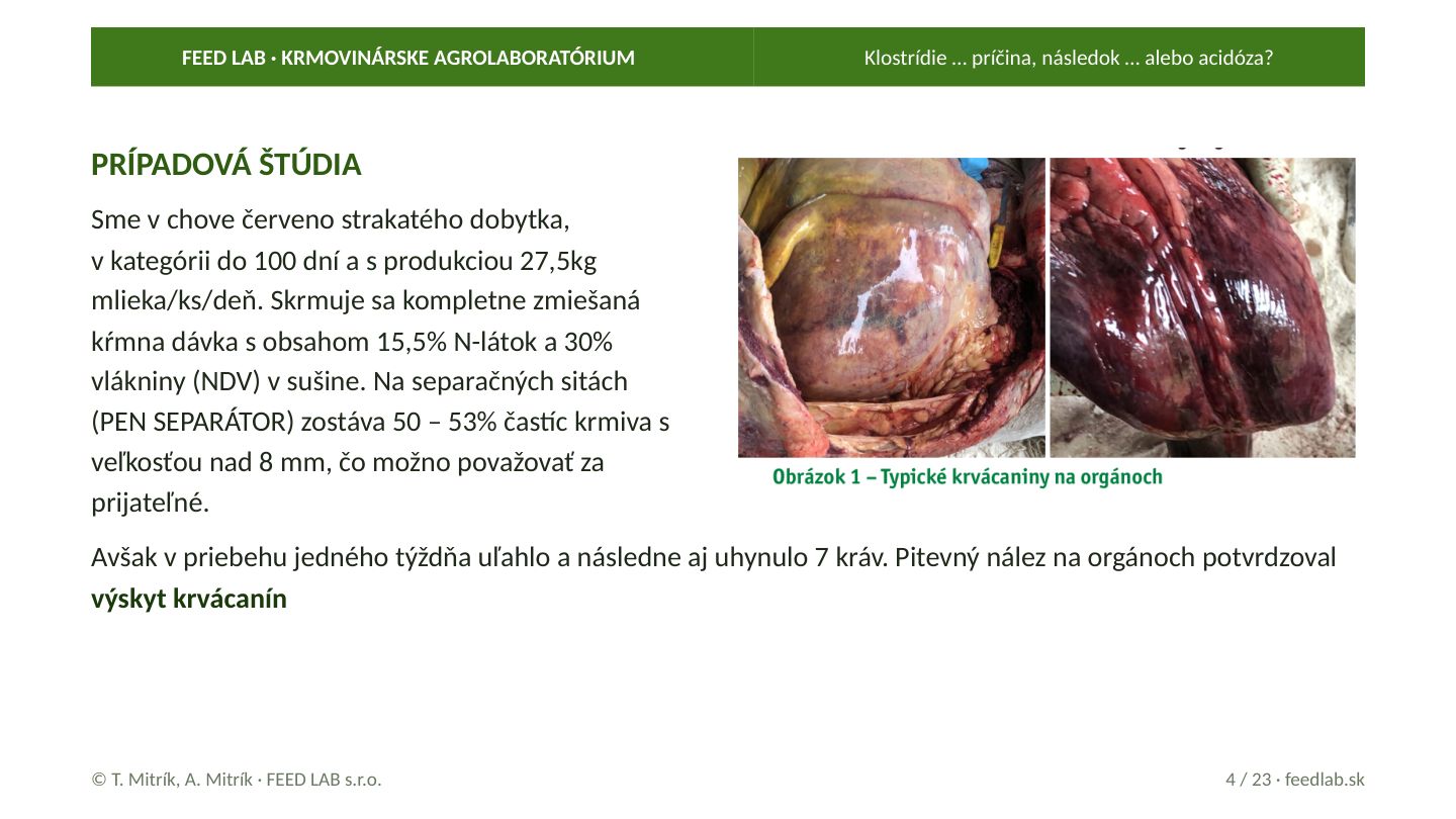 Klostrídie … príčina, následok … alebo acidóza? – strana 4