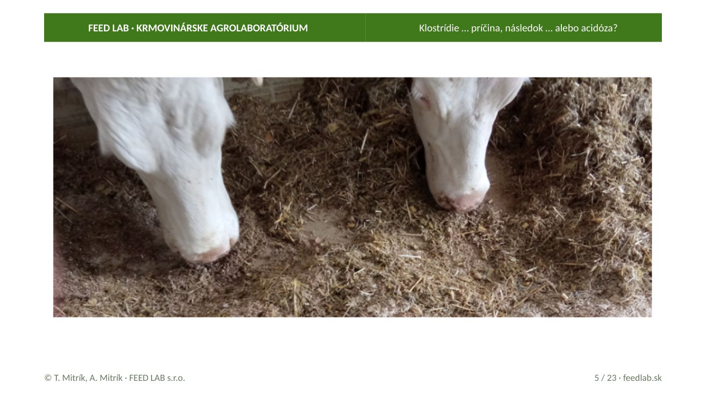 Klostrídie … príčina, následok … alebo acidóza? – strana 5