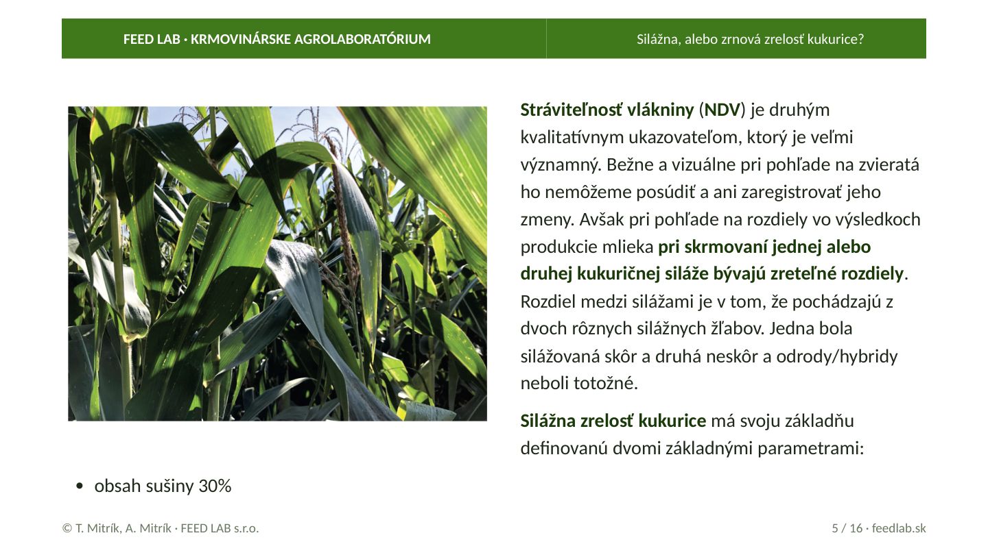 Silážna, alebo zrnová zrelosť kukurice? – strana 5