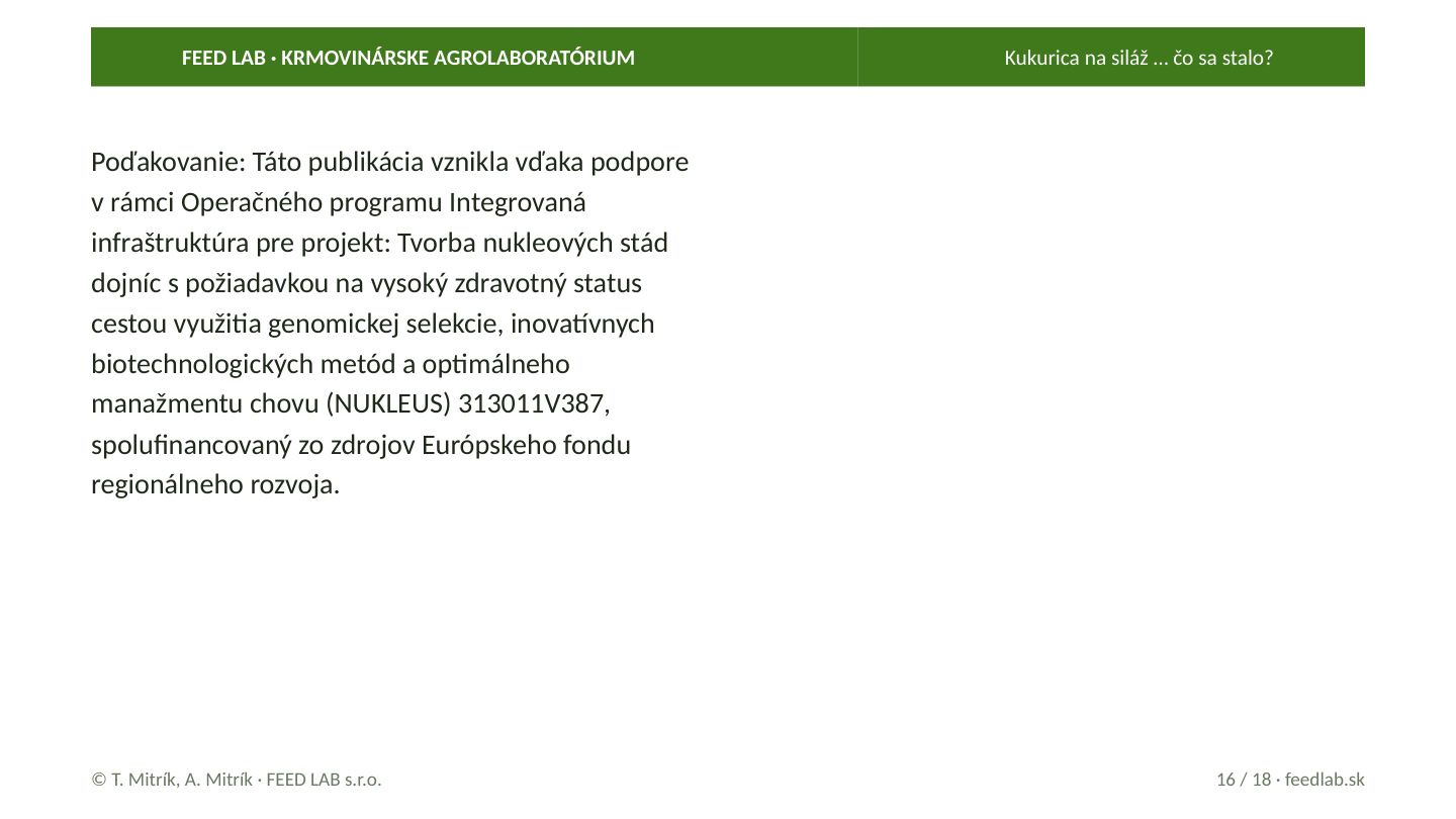 Kukurica na siláž … čo sa stalo? – strana 16