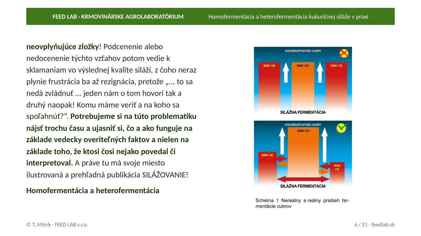 Homofermentácia a heterofermentácia kukuričnej siláže v praxi – strana 6