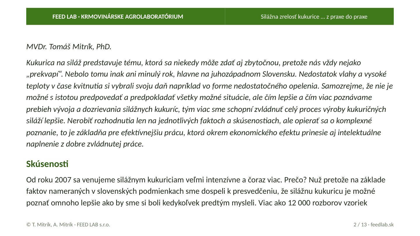 Silážna zrelosť kukurice … z praxe do praxe – strana 2