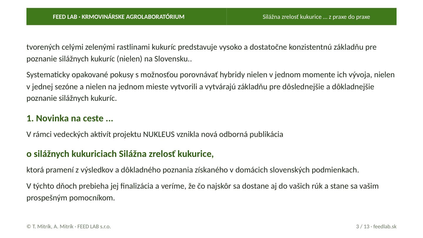 Silážna zrelosť kukurice … z praxe do praxe – strana 3
