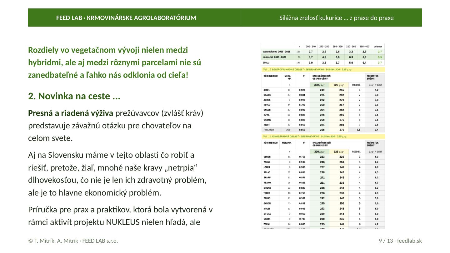 Silážna zrelosť kukurice … z praxe do praxe – strana 9