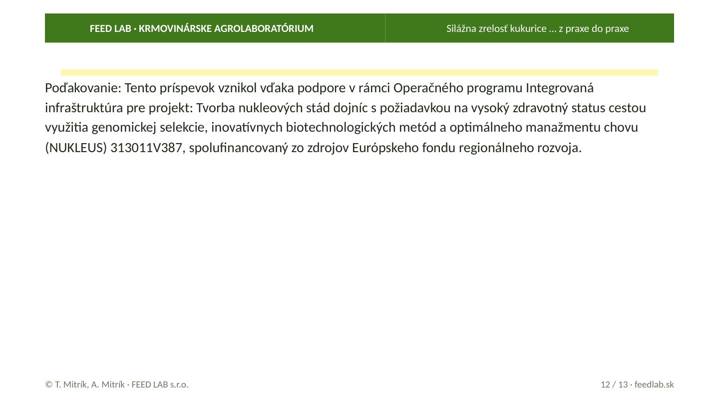 Silážna zrelosť kukurice … z praxe do praxe – strana 12