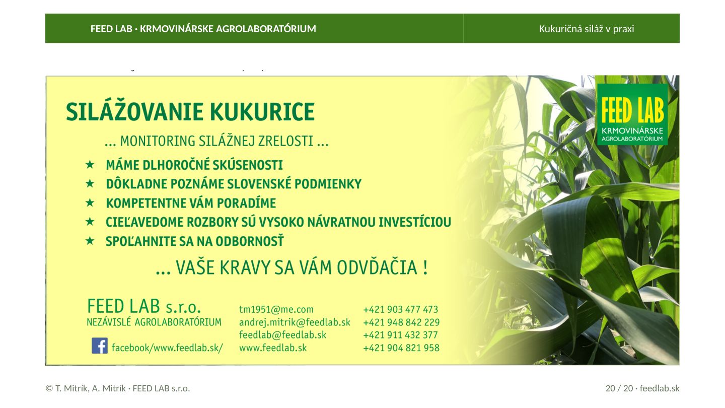 Kukuričná siláž v praxi – strana 20