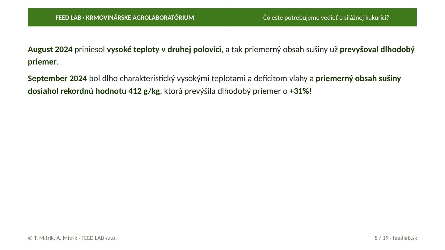 Čo ešte potrebujeme vedieť o silážnej kukurici? – strana 5