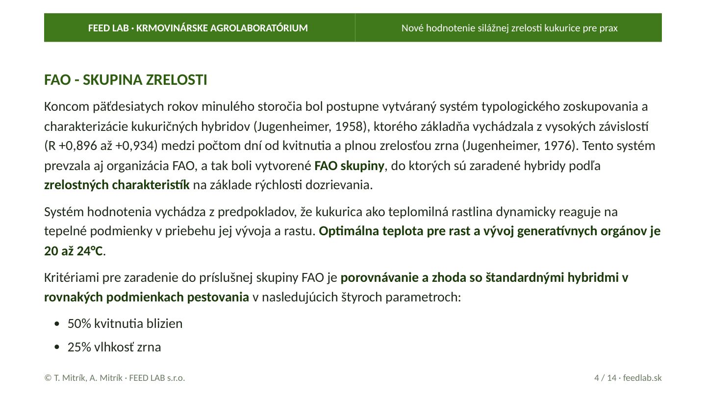Nové hodnotenie silážnej zrelosti kukurice pre prax – strana 4