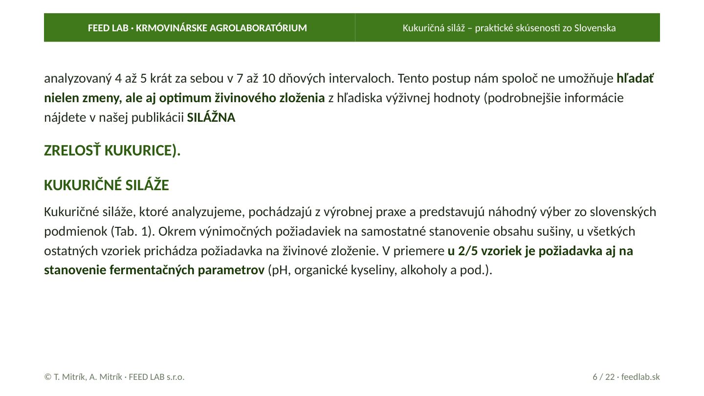 Kukuričná siláž – praktické skúsenosti zo Slovenska – strana 6