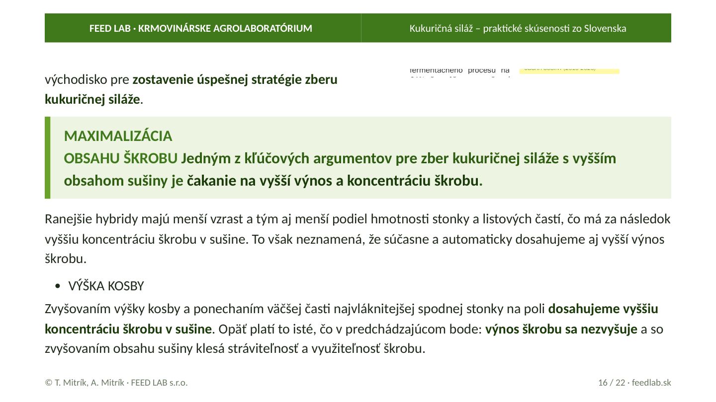 Kukuričná siláž – praktické skúsenosti zo Slovenska – strana 16